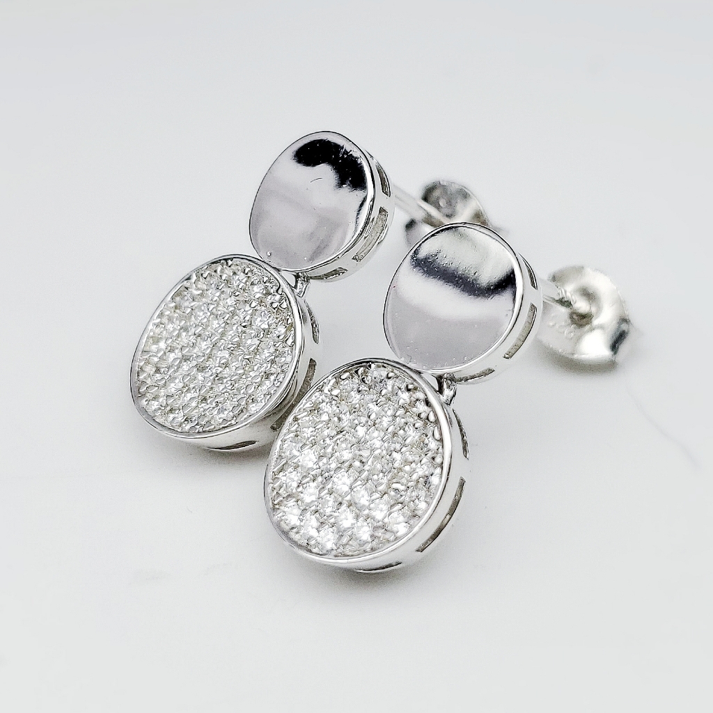 Solid Sterling Silver Dangle Earrings